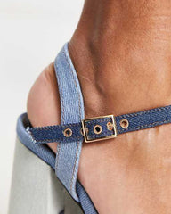 Selah Colorblock Strap Platform Sandals