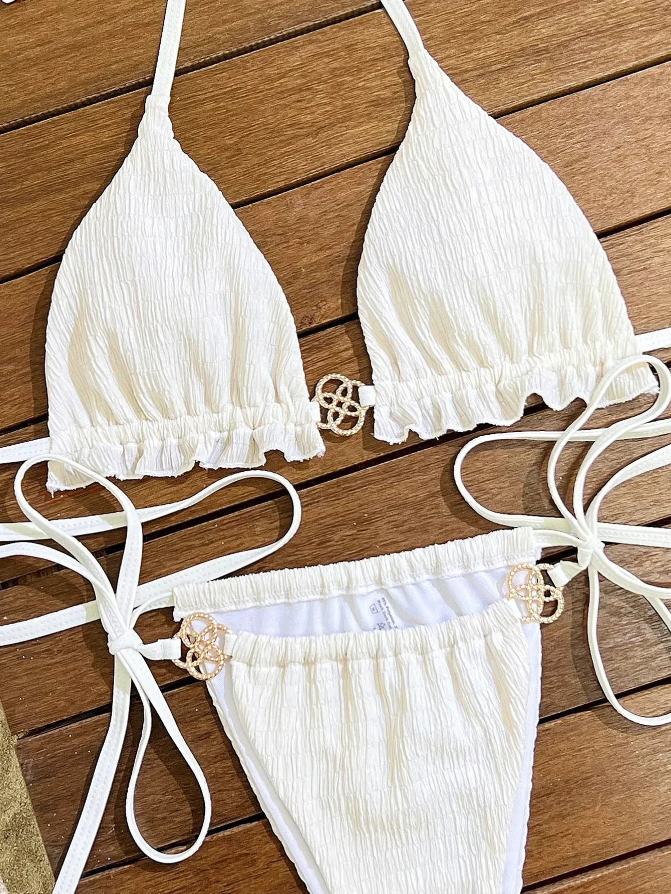 Bandage Thong Bikini Set