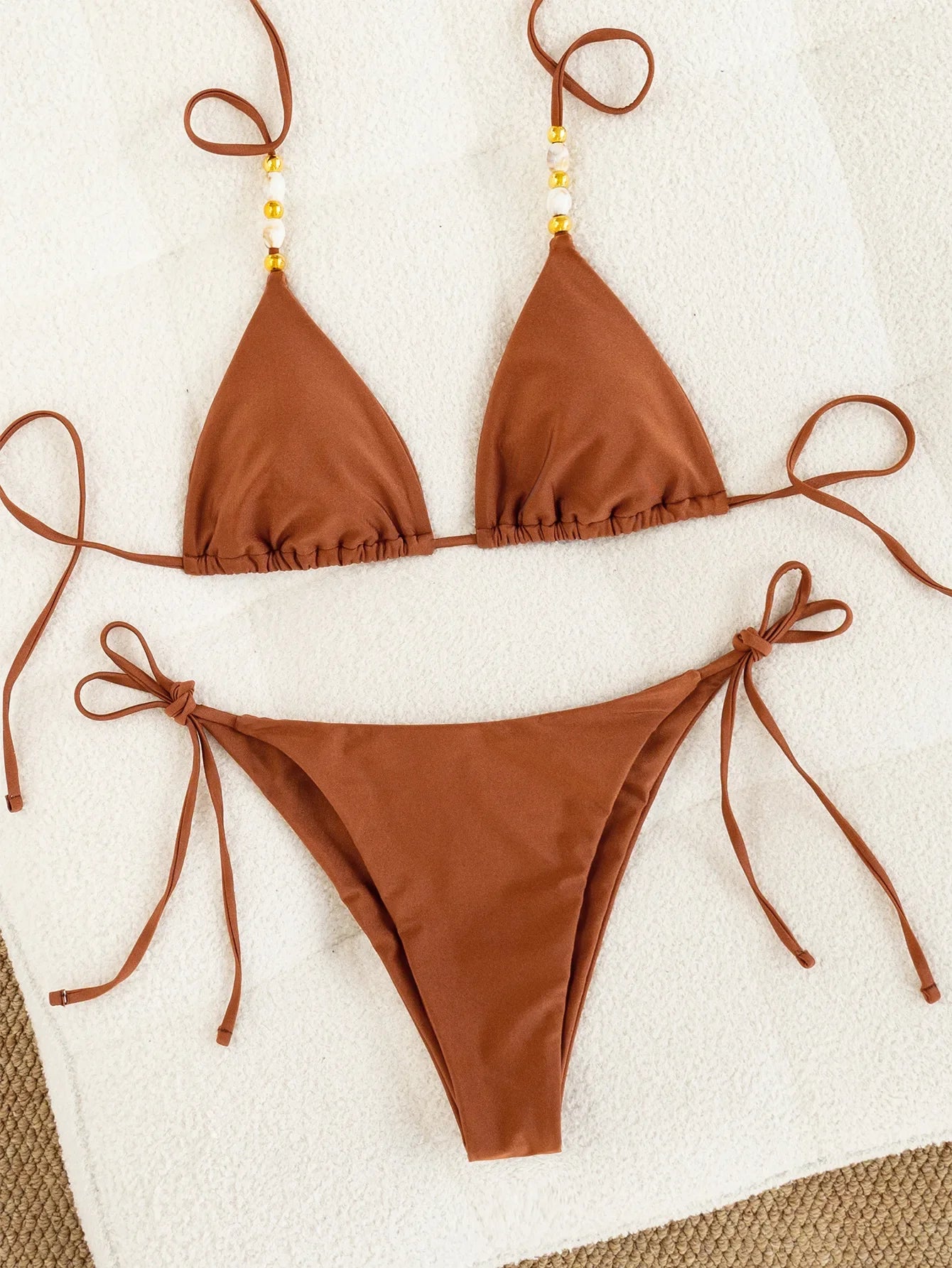 Black Coffee Bikini Set