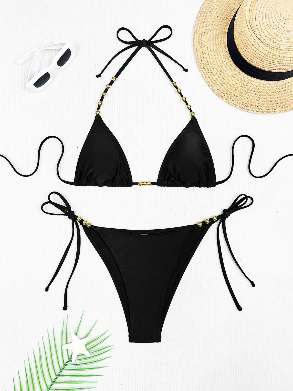 Black Coffee Bikini Set