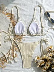 Black Shell Starfish Bikinis Sets