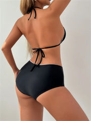 Bow High Waist Bikini Set