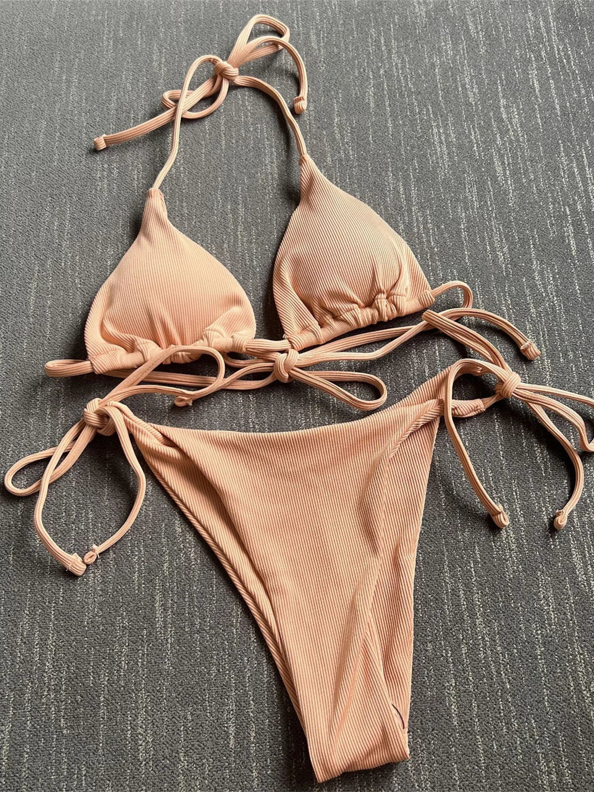 Brown Bikini Set
