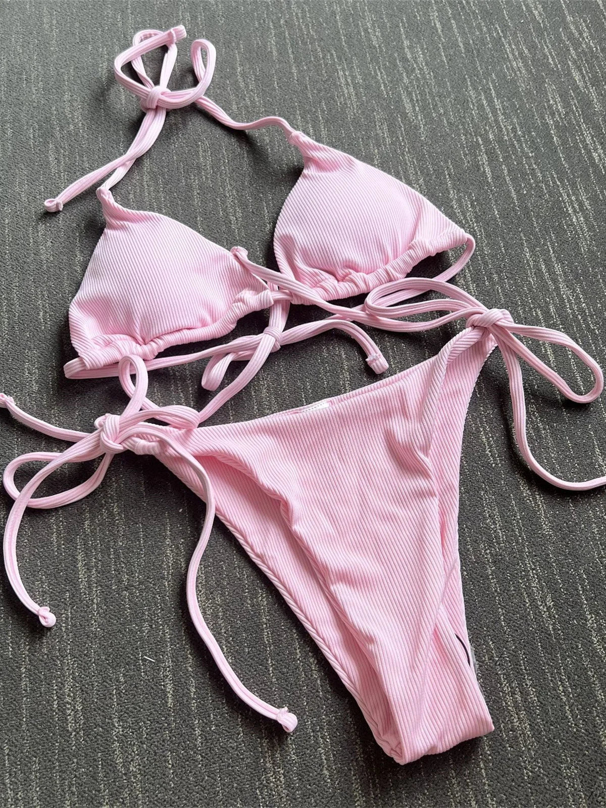 Brown Bikini Set