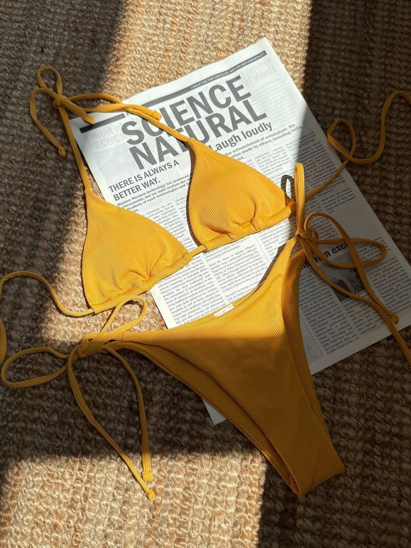 Brown Bikini Set