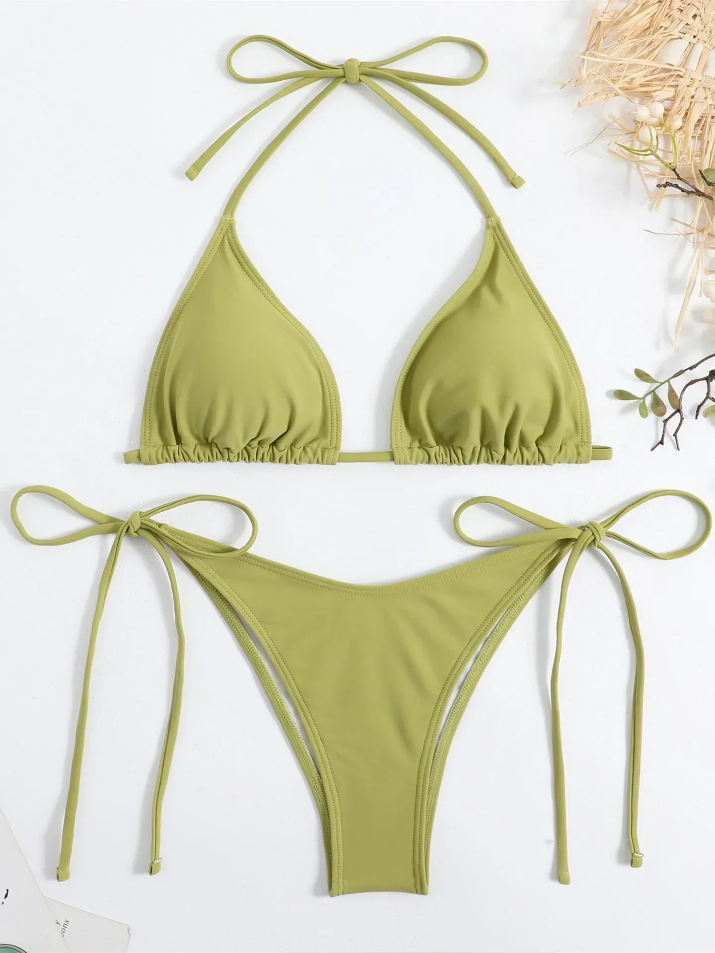 Brown Bikini Set