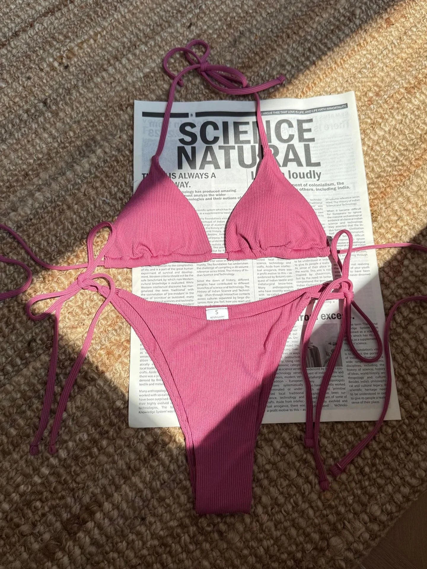 Brown Bikini Set