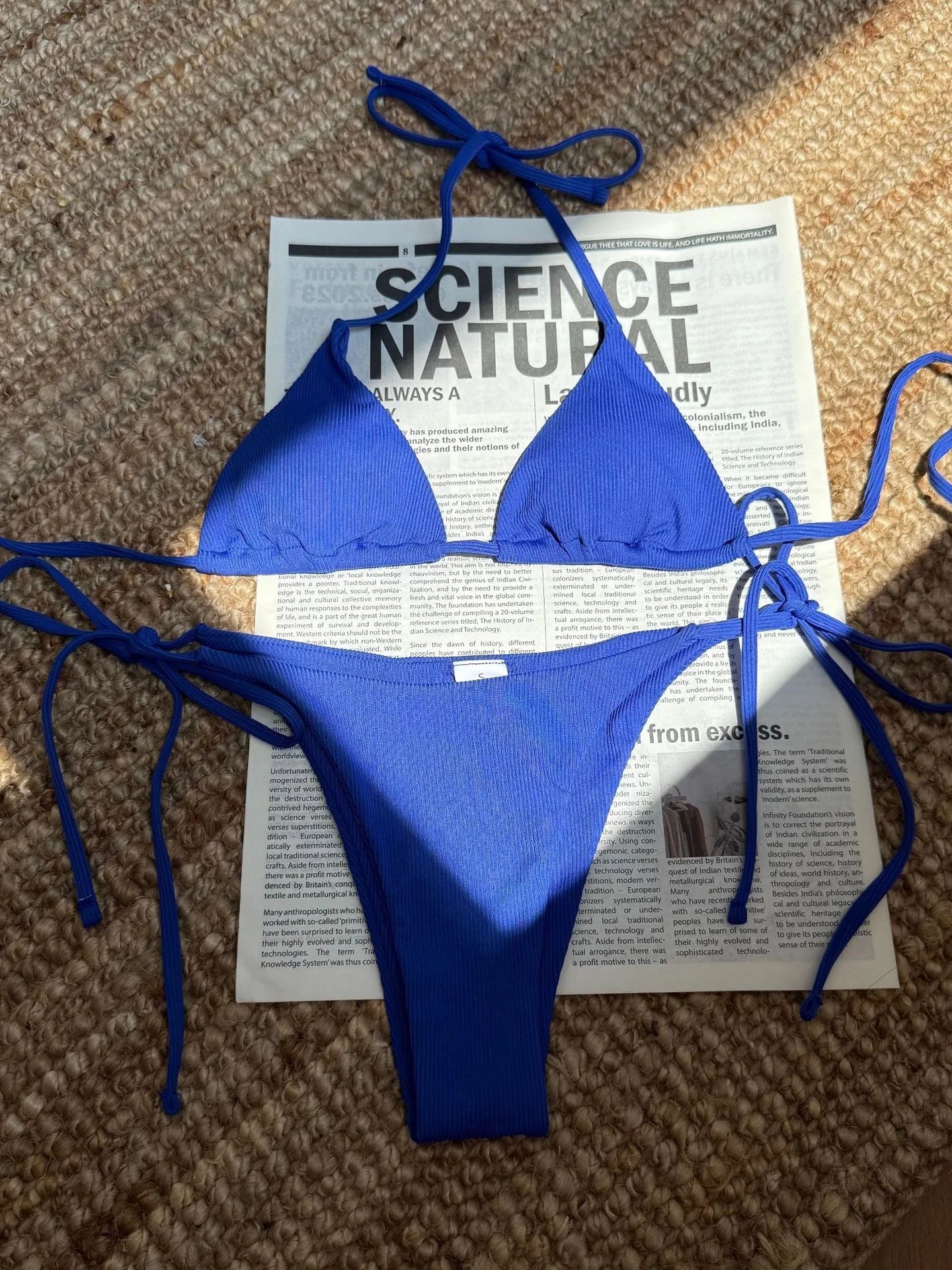 Brown Bikini Set