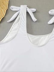 Coconut Tree Print Bikini Set