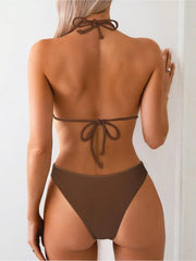Coffee Bikini Set