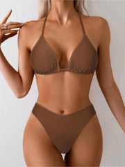 Coffee Bikini Set