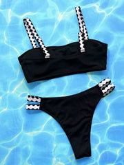 Hollow Out High Waist Bikinis Sets