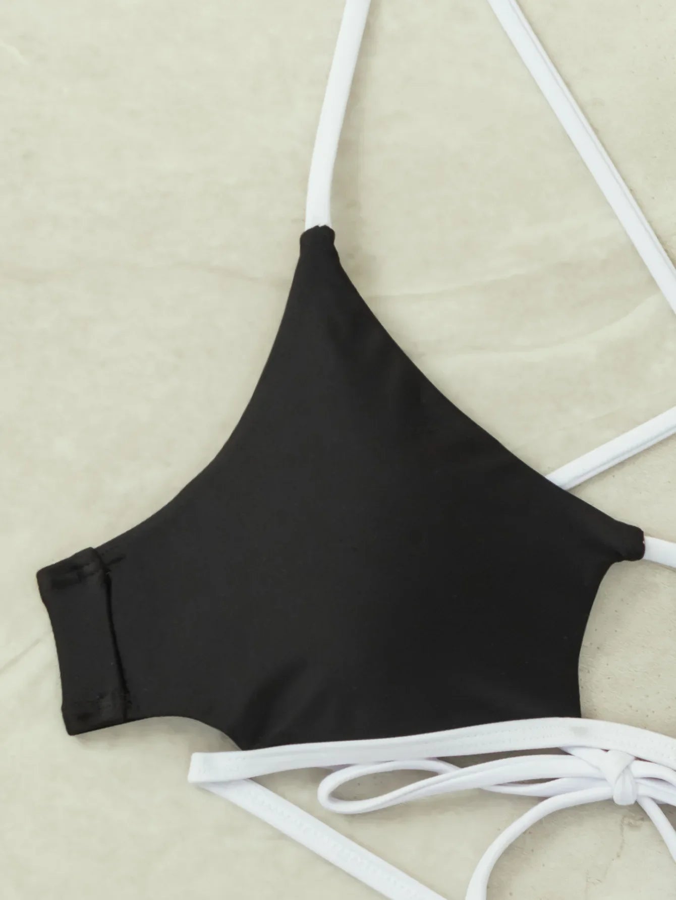 Hollow Out Thong Bikini Black Patchwork Push Up Bra Micro Swimsuit Bathing Suit Biquini