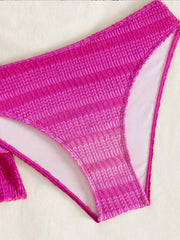 Pink Gradient Bikini Set