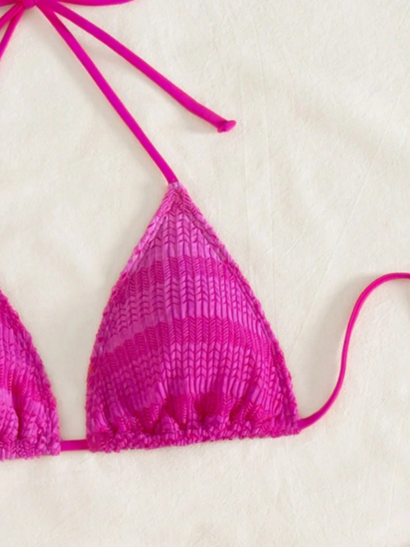 Pink Gradient Bikini Set