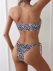 Leopard Print Bikini Set