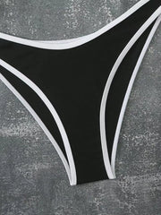 Metal Shell Ornament Bikini Set