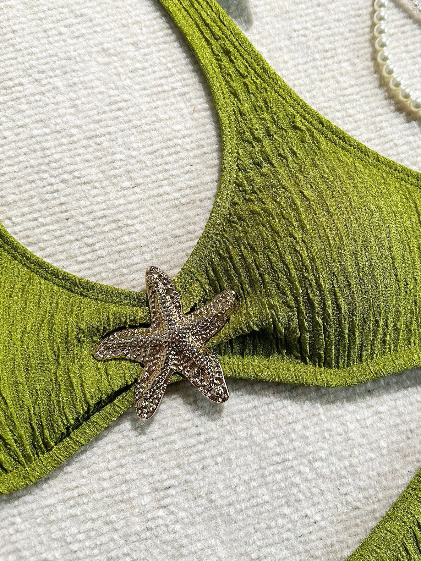 Metal Starfish Bikini Set