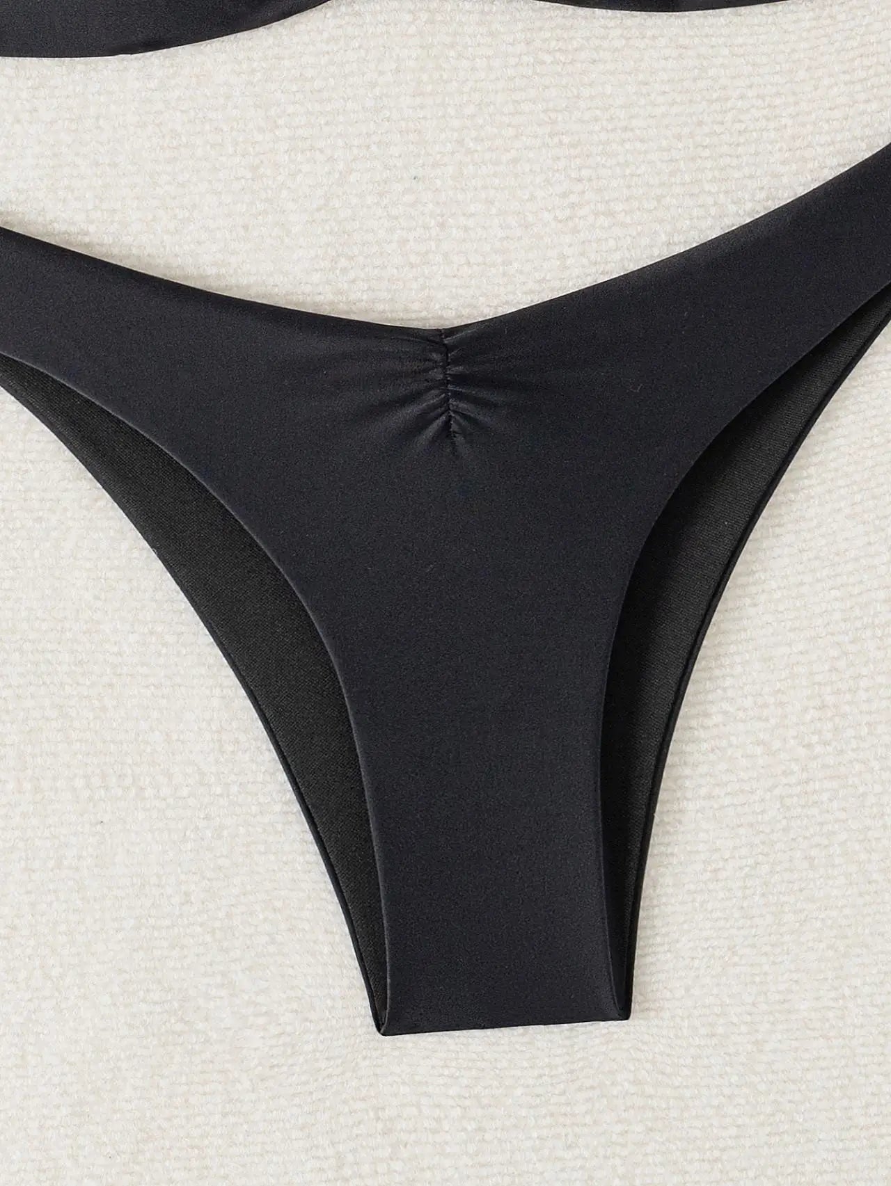 Pleate Push Up Bikini Set