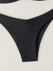 Pleate Push Up Bikini Set