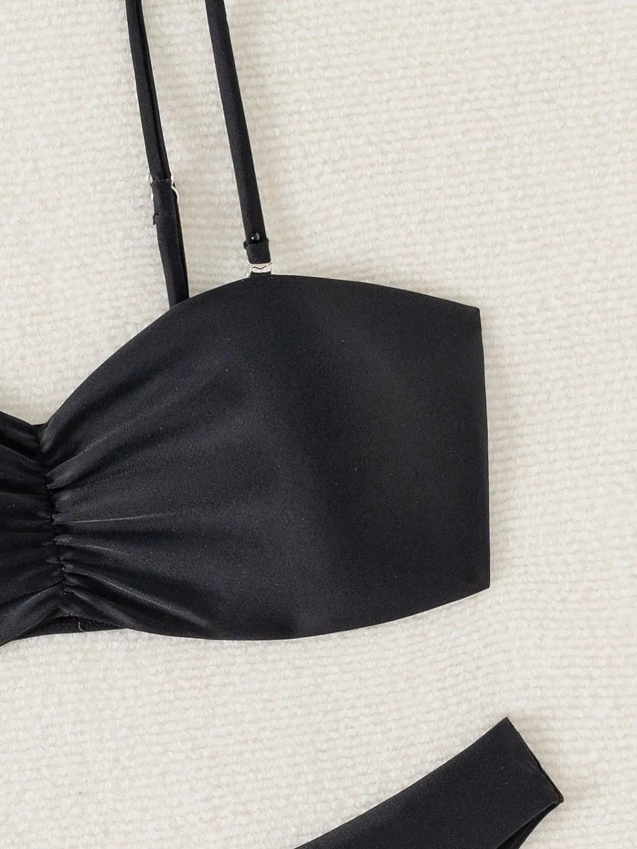 Pleate Push Up Bikini Set