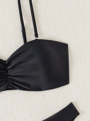 Pleate Push Up Bikini Set