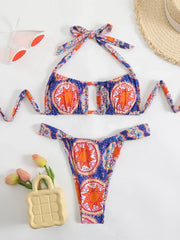 Red Stripe Bikinis Sets