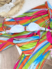 Rianbow Stripe Bikini Set