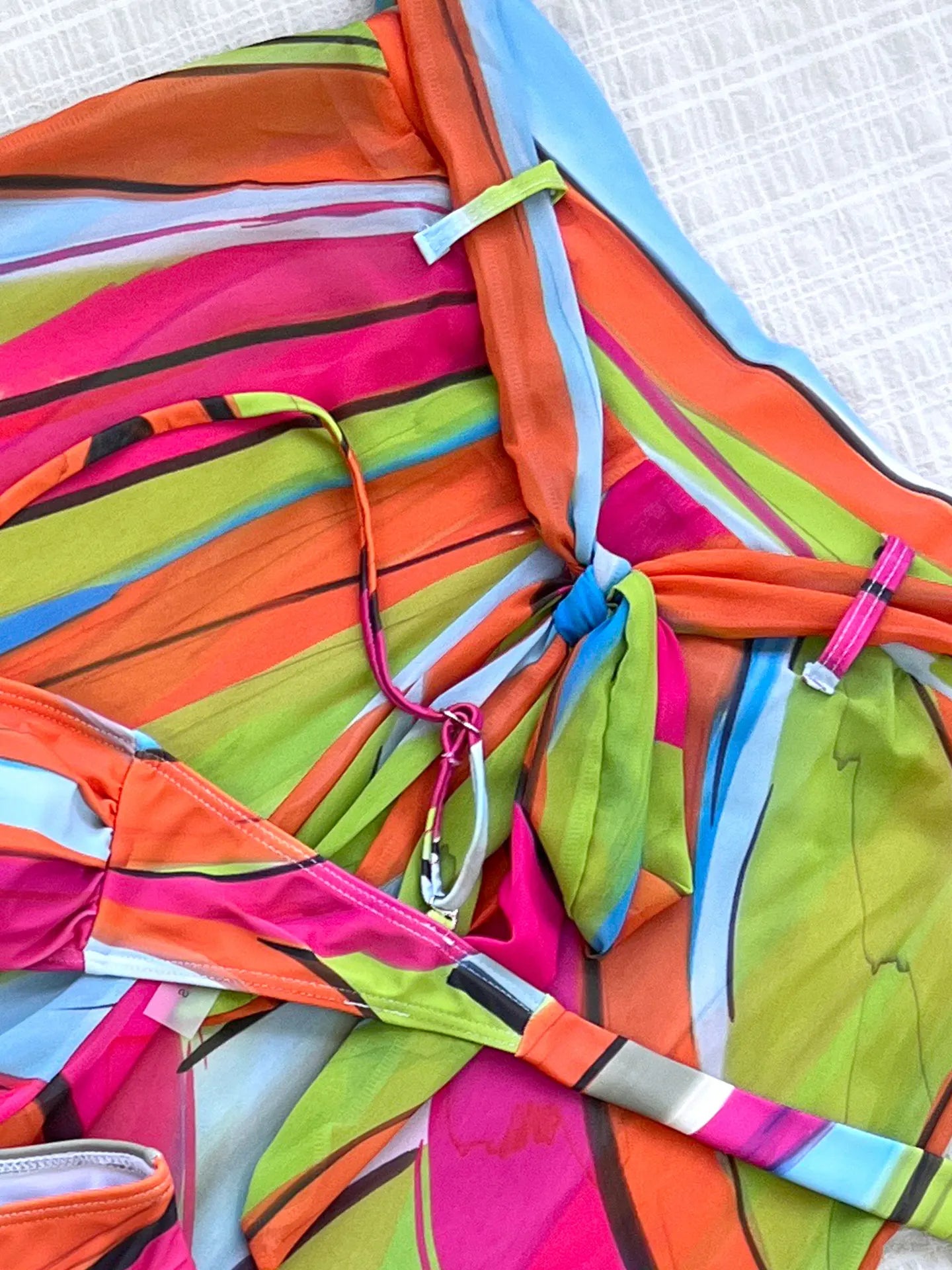 Rianbow Stripe Bikini Set