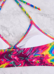 Tie Dye Gradient Bikini Set