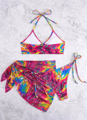 Tie Dye Gradient Bikini Set