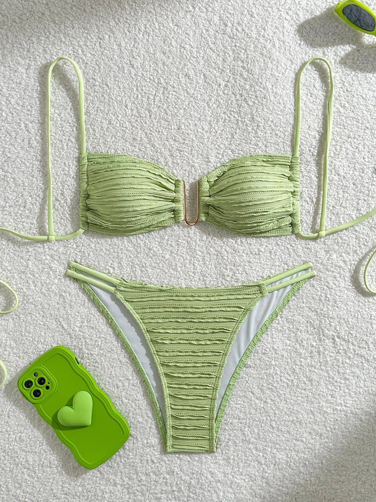 U Neck Bikinis Sets