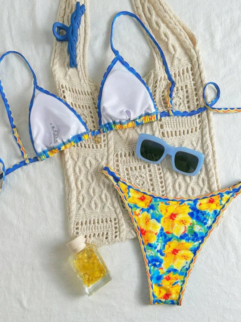 Yellow Bikini Set