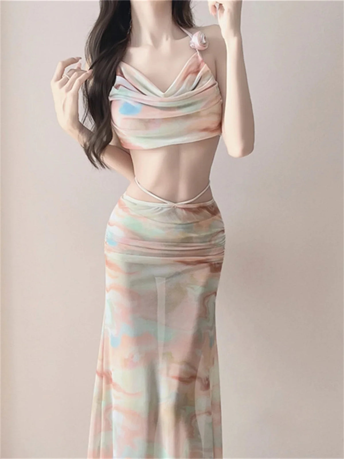 Yellow Gradient Bikini Set