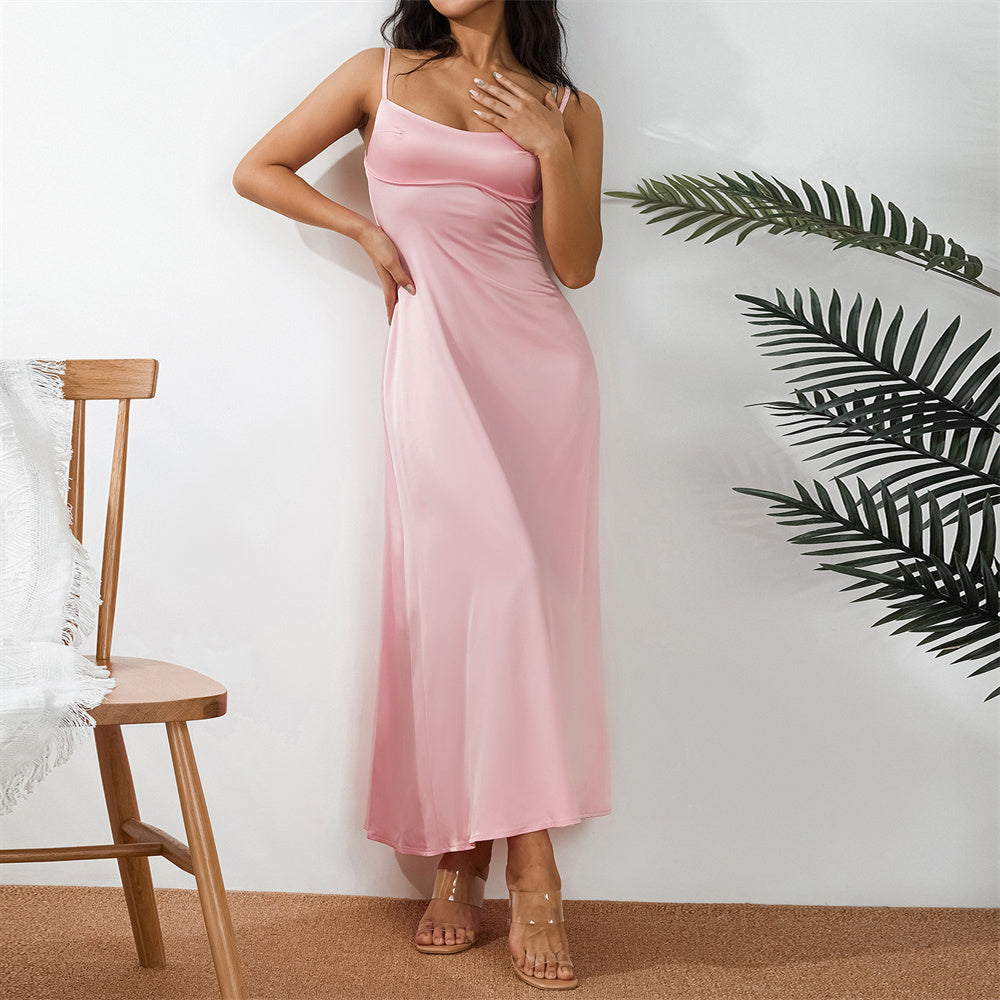 SATIN ROMANTIC DRESS