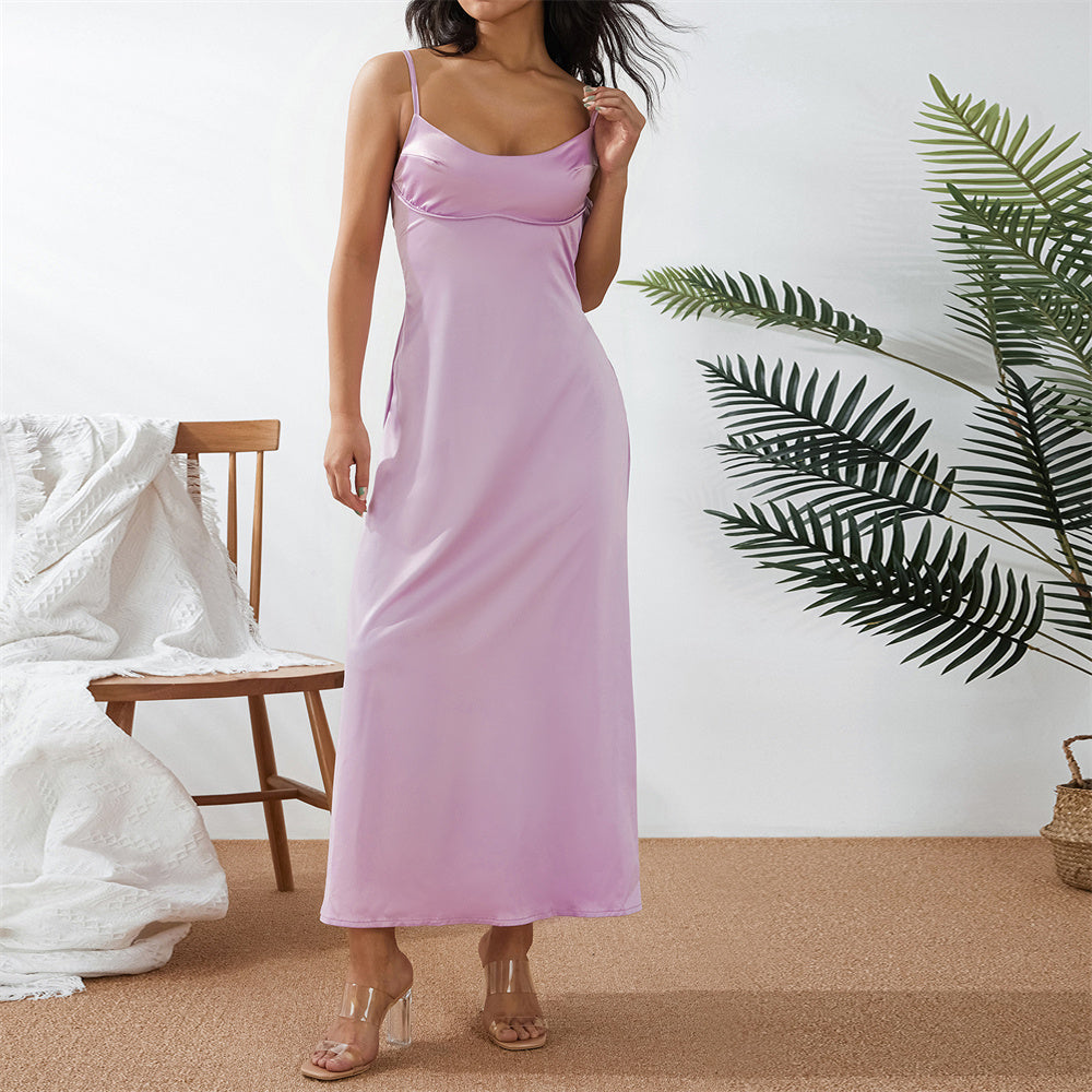 SATIN ROMANTIC DRESS