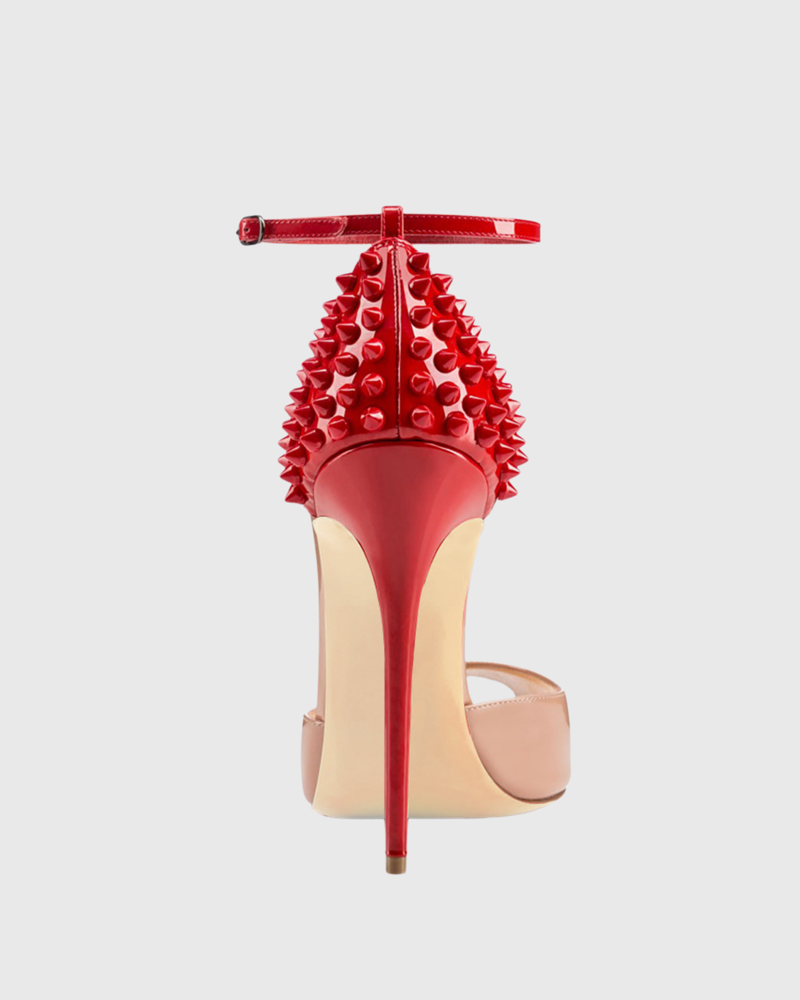 Lucy Fish Mouth Rivet Strap Sandals