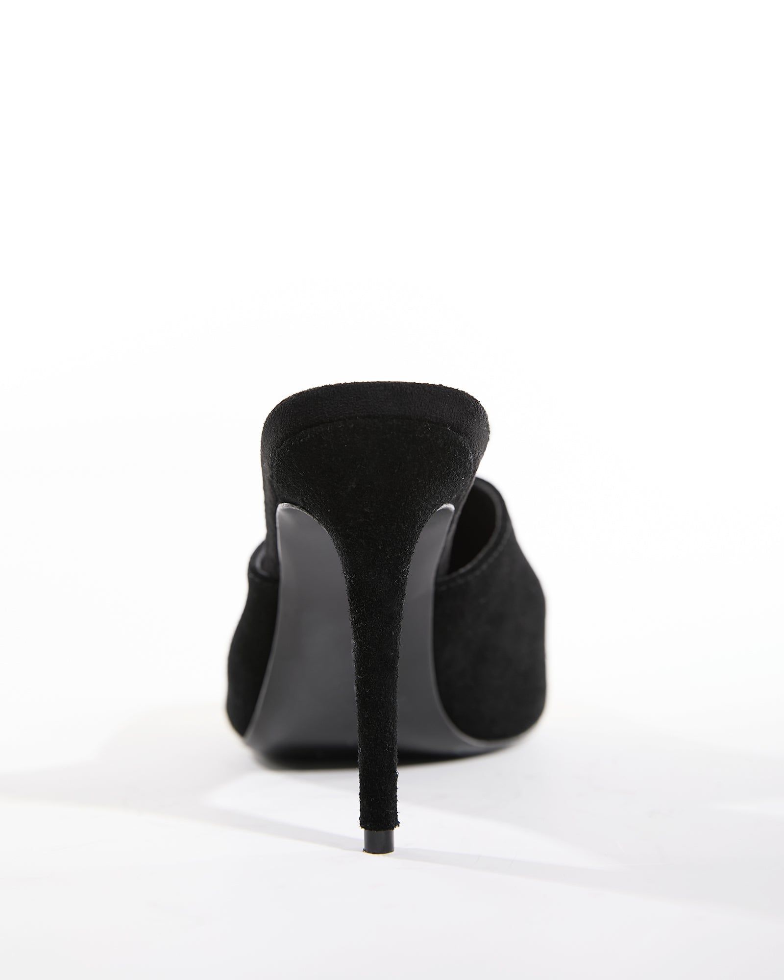 Vanda Silver Toenail Mules