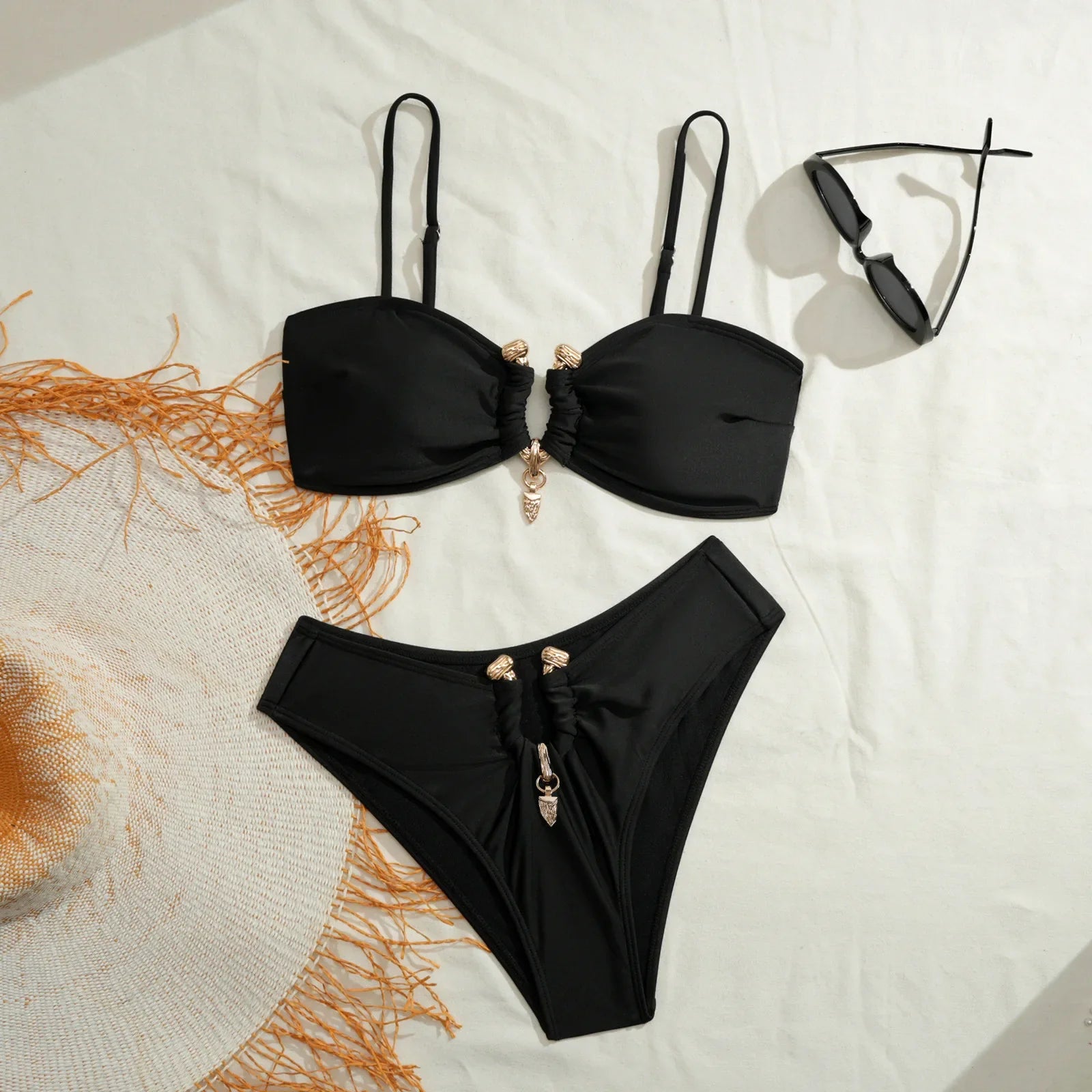 Vintage Black Bikini Set