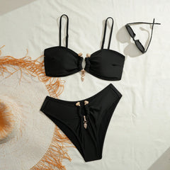 Vintage Black Bikini Set