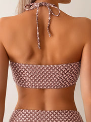 Vintage High Waist Bikini Set