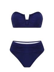 Vintage Long Skirt 3 Piece Bikini Set