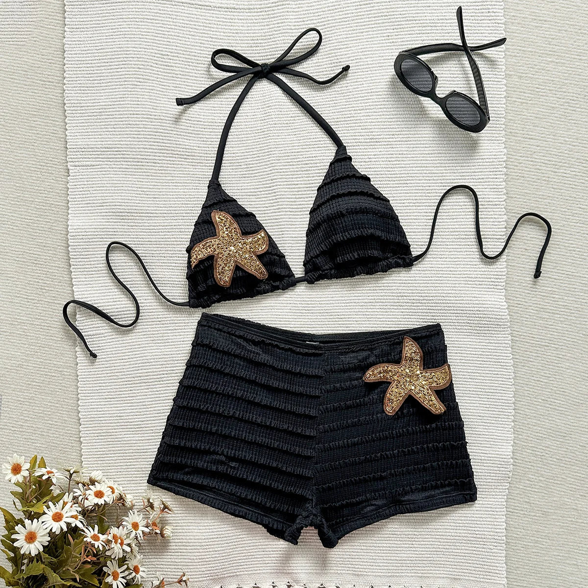 Vintage Two Piece Bikini Set