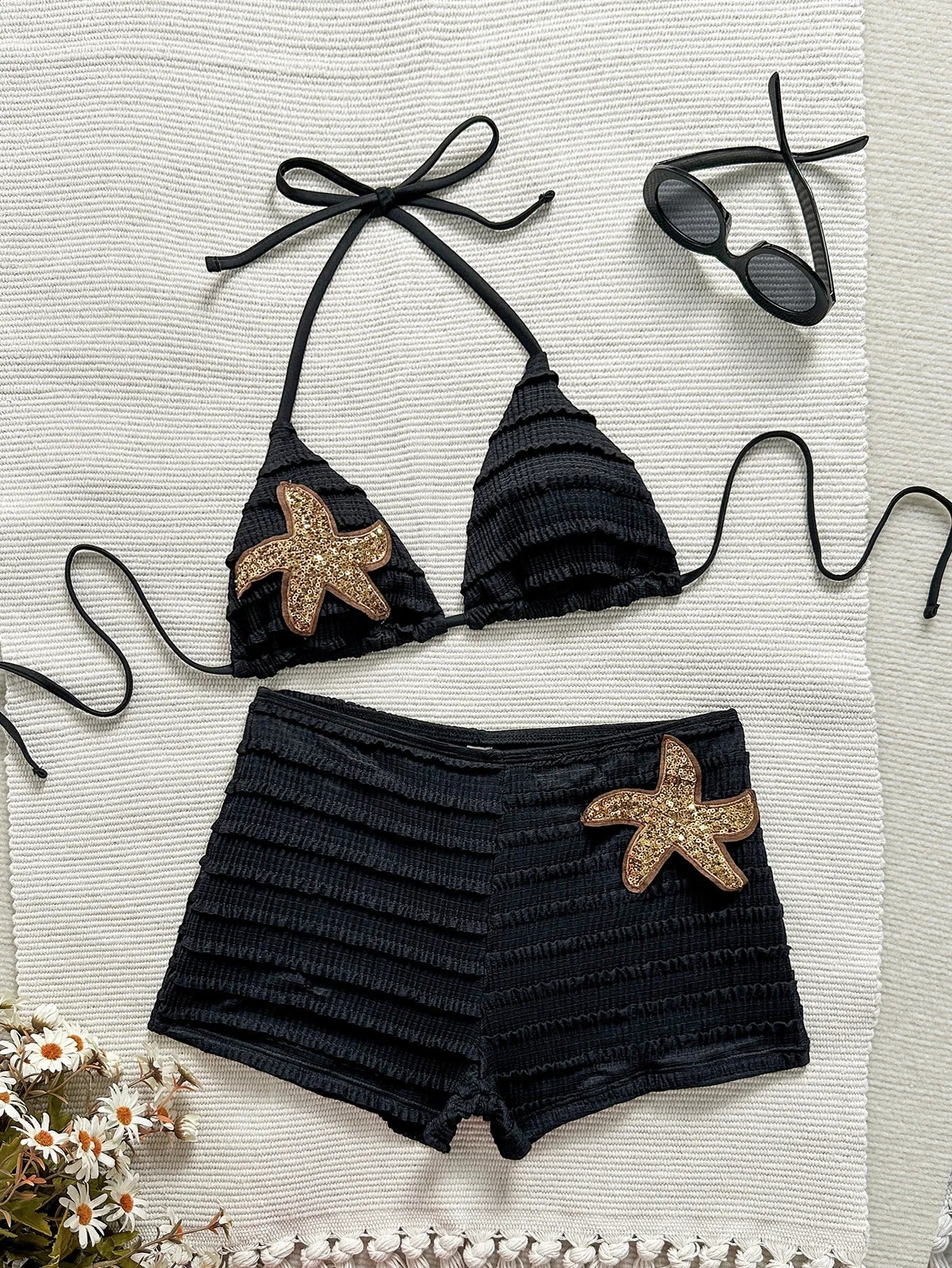 Vintage Two Piece Bikini Set