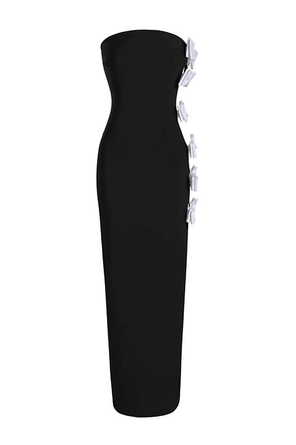 Alyia Cutout Bandage Black Elite Dress