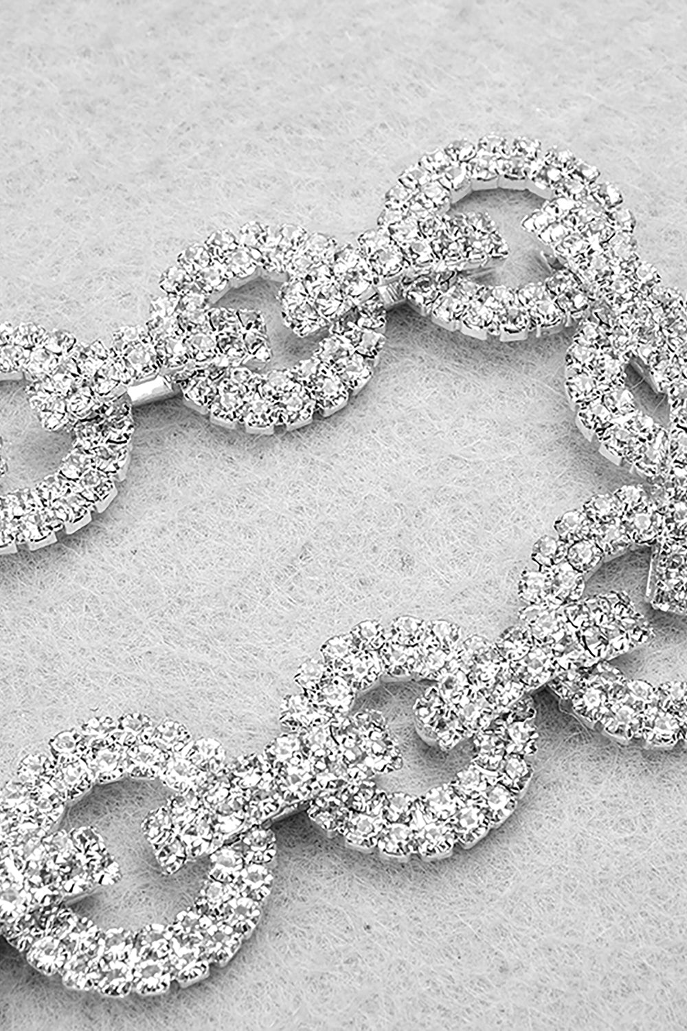 One-Shoulder Long Chain Mini Dress