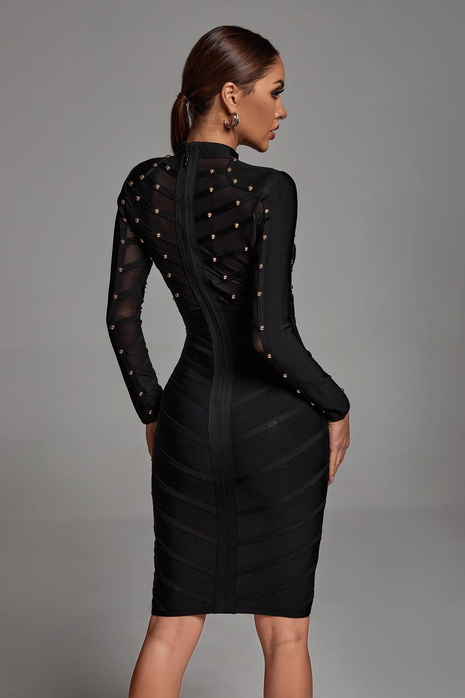 Aerilla sleeved Elegant Dress