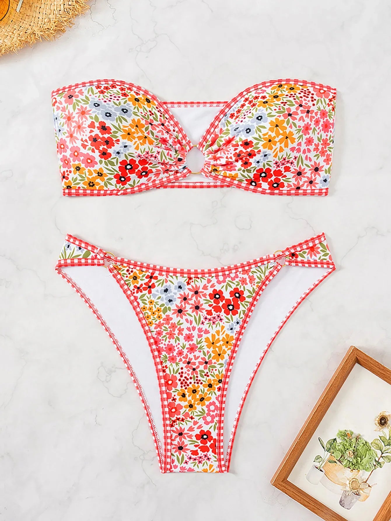 Strapless Bikini Set