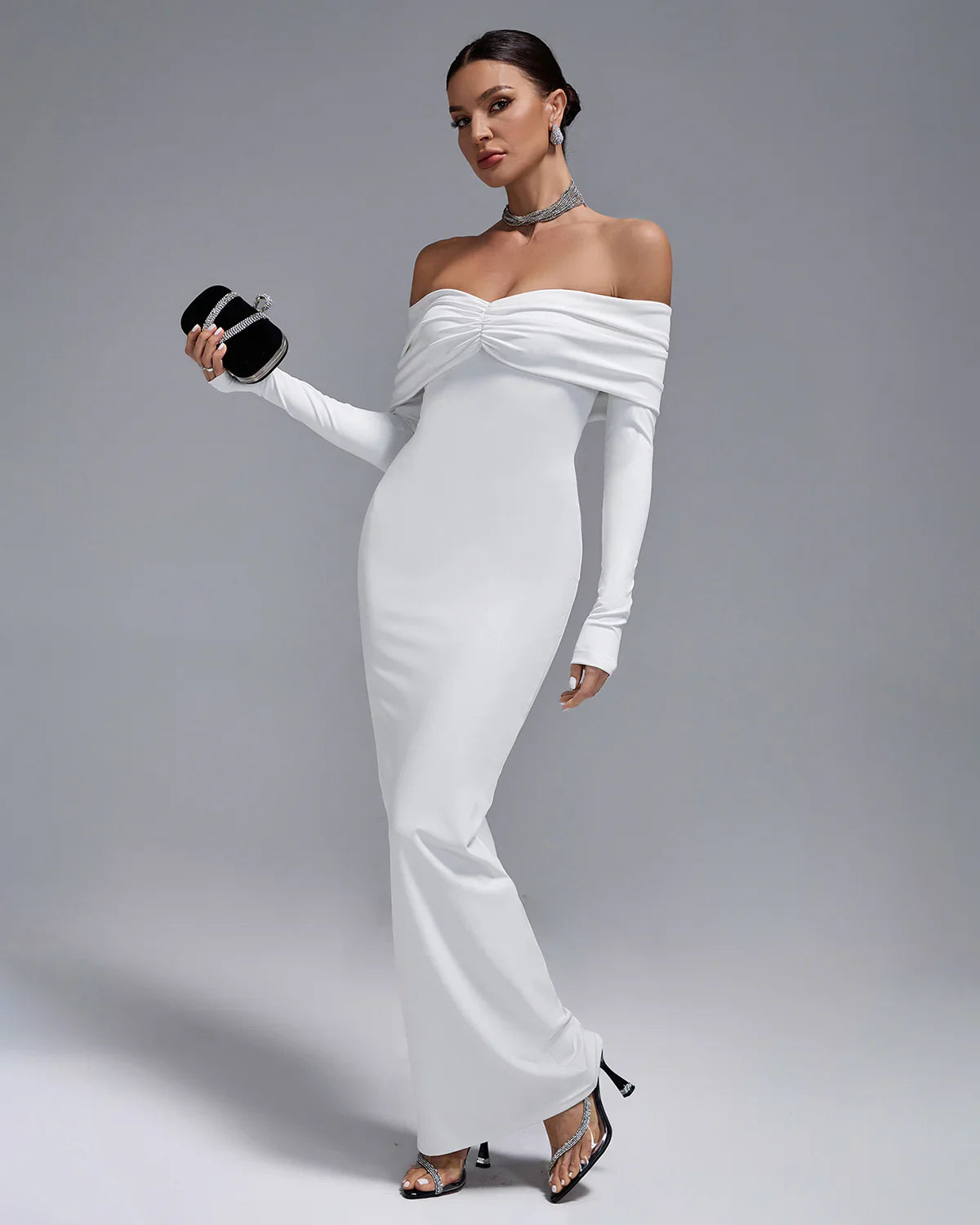 Allure Strapless Elegant Maxi Dress