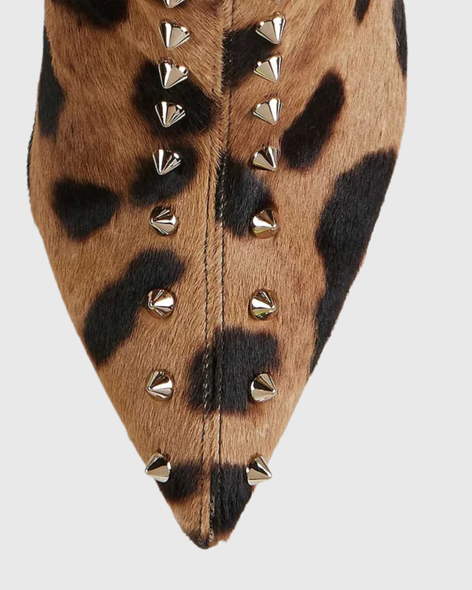 Yayoi Rivet Leopard Over The Knee Boots